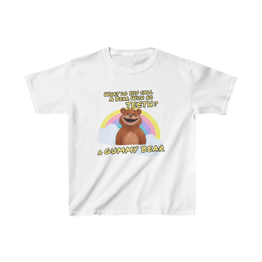 What Do You Call a Bear With No Teeth | Kids Heavy Cotton™ Tee