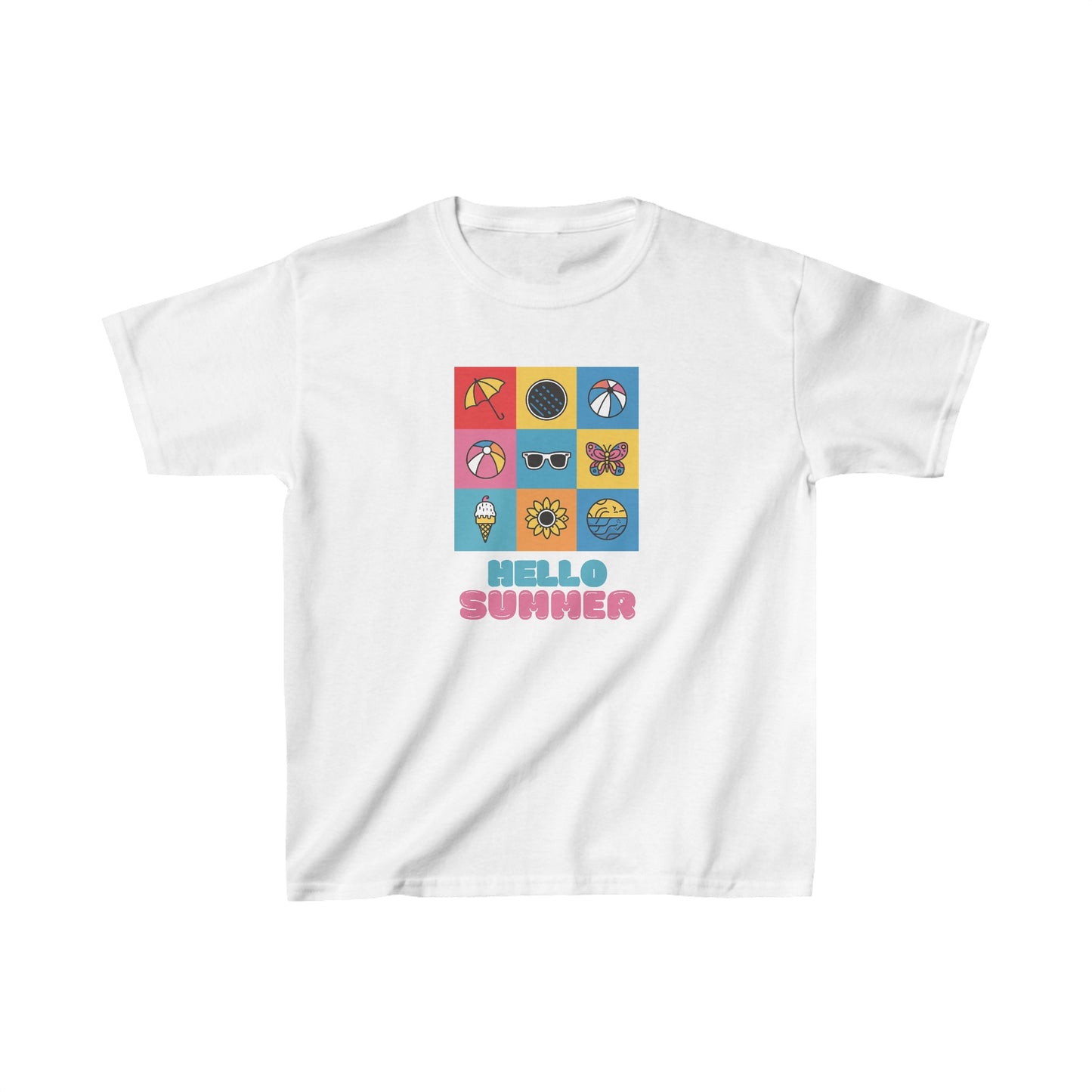 Hello Summer! Sunshine is My BFF | Kids Heavy Cotton™ Tee