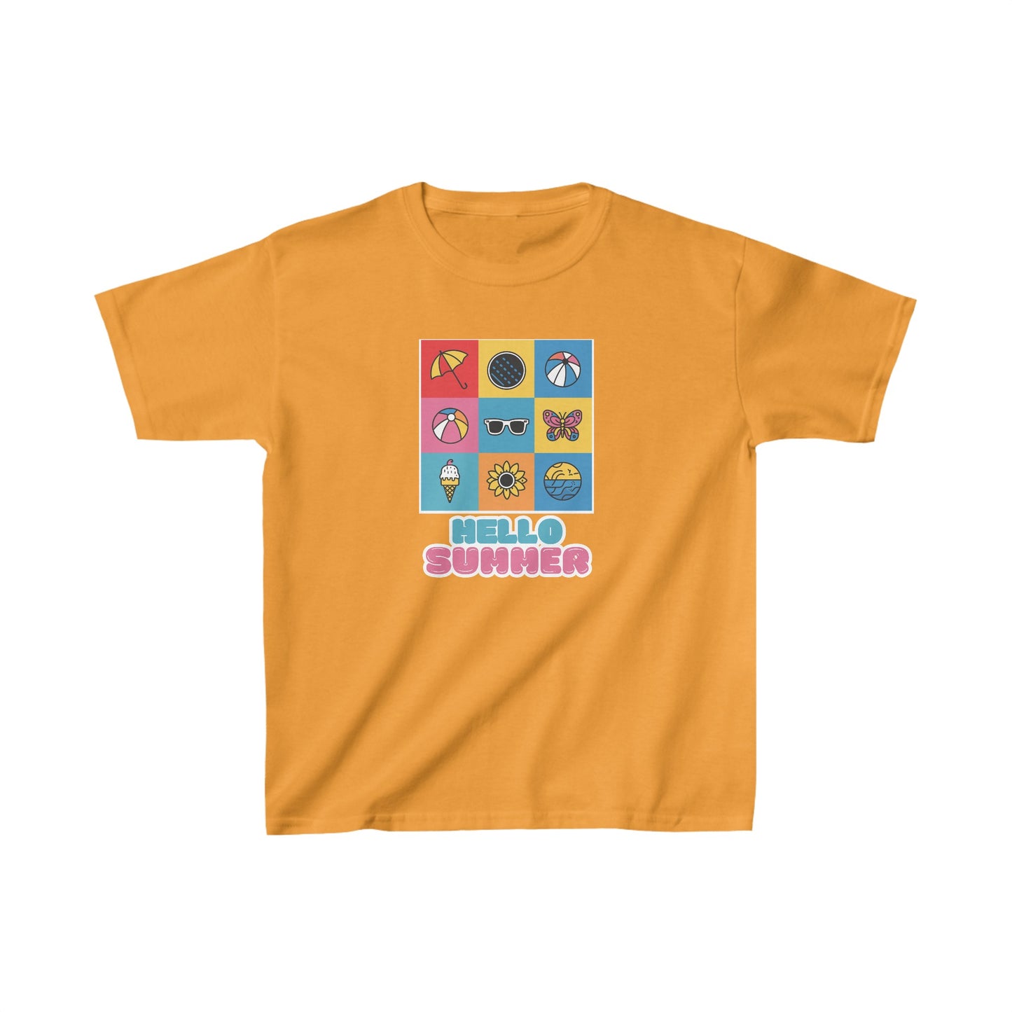 Hello Summer! Sunshine is My BFF | Kids Heavy Cotton™ Tee