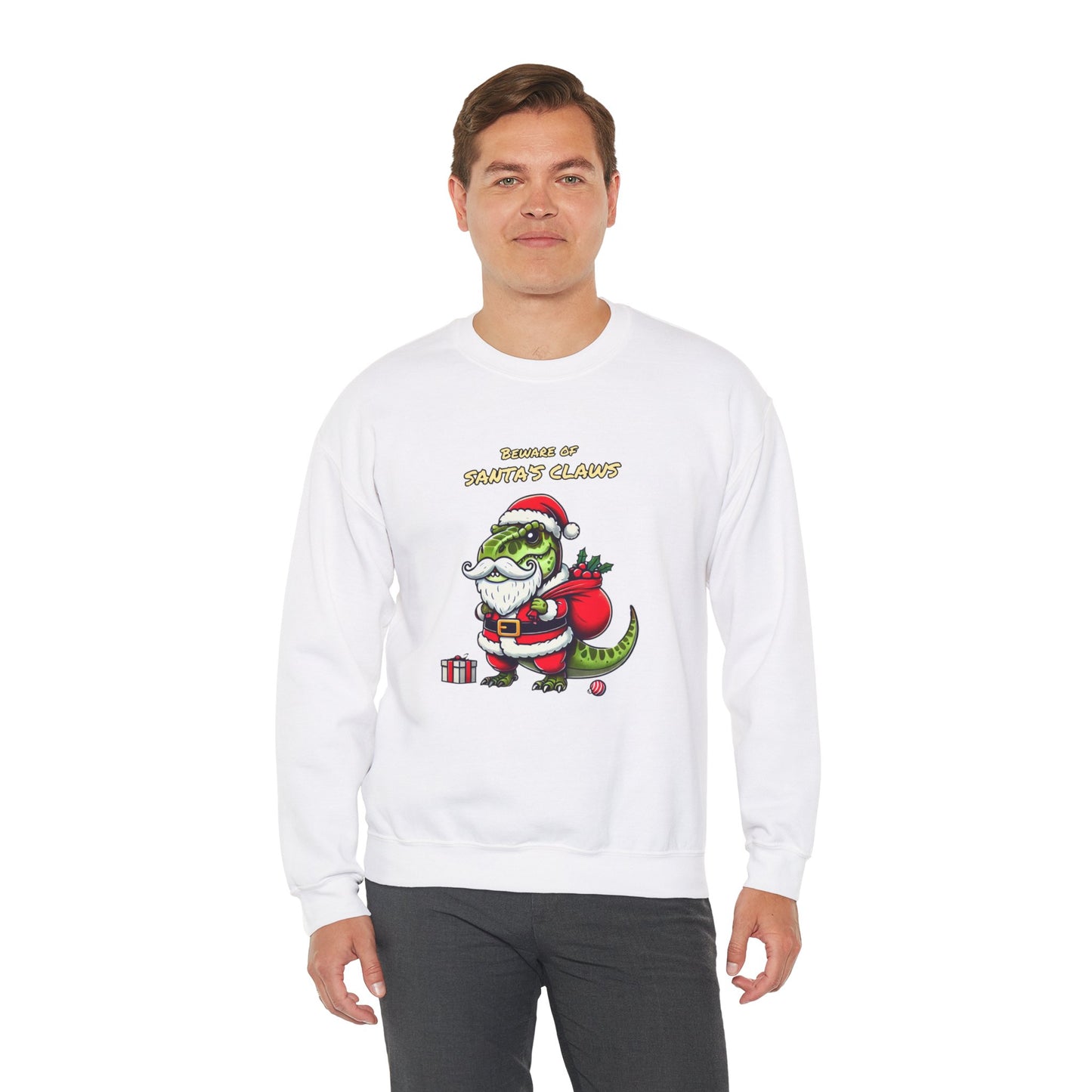 Beware of Santas Claus | Unisex Heavy Blend™ Crewneck Sweatshirt