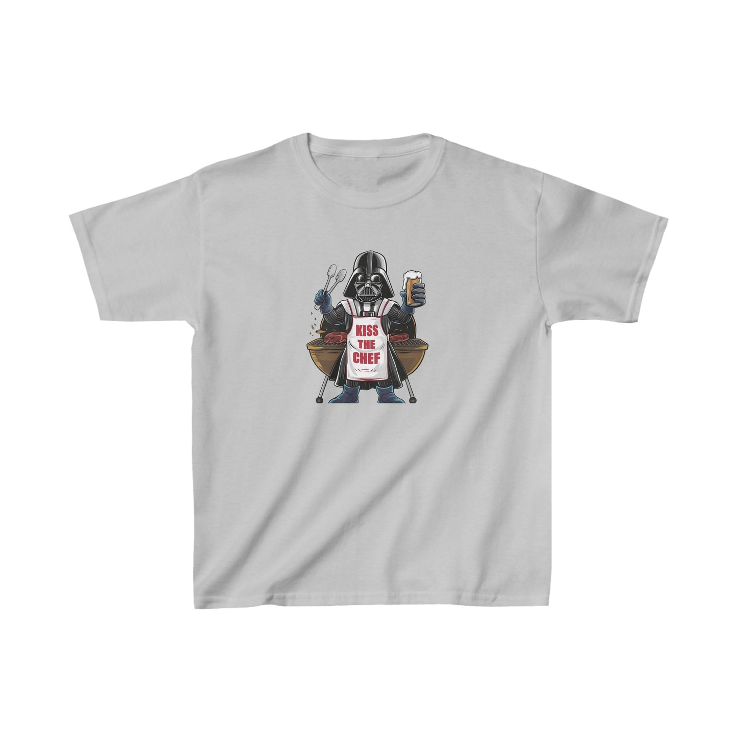 Galactic Grill Master - Kiss the Chef | Kids Heavy Cotton™ Tee