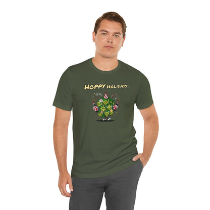 Hoppy Holidays | Unisex Jersey Short Sleeve Tee