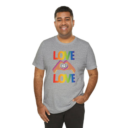 Love is love is love (and it's awesome) | Unisex Jersey Short Sleeve Tee