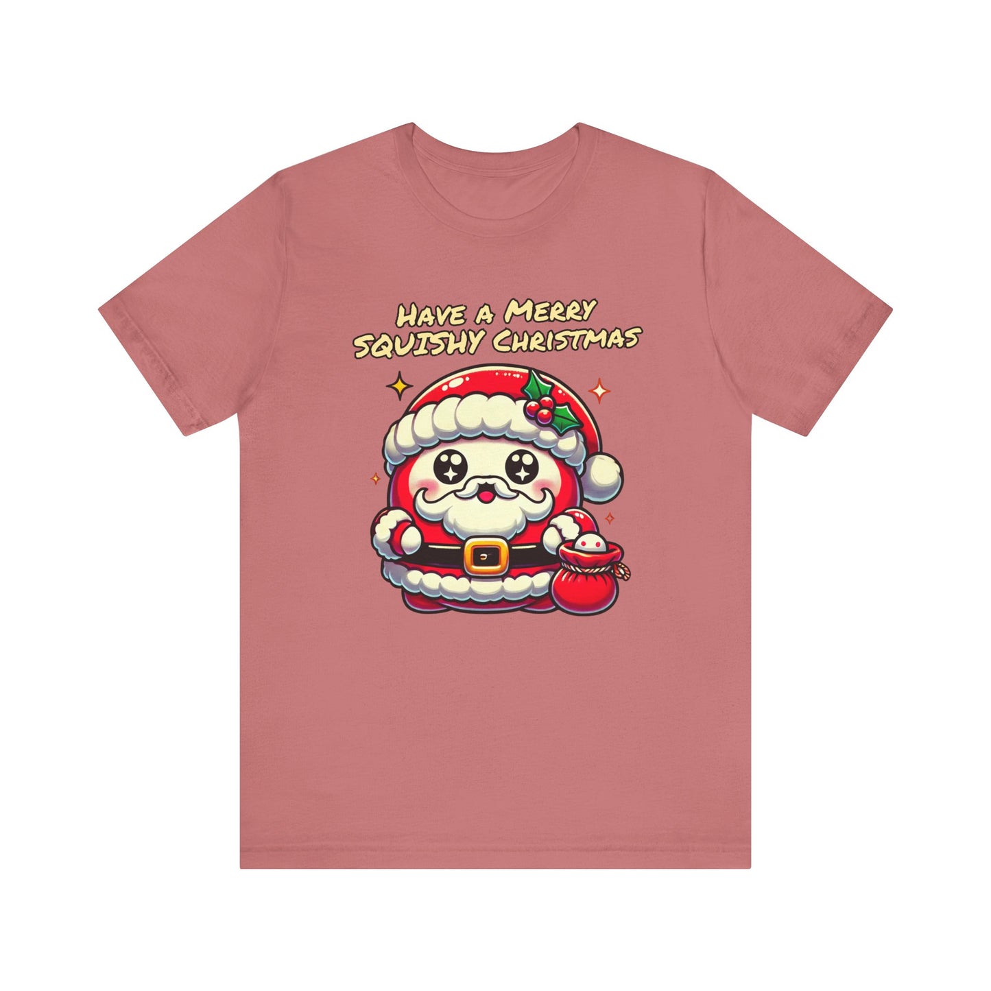 Santa Says Have a Merry Squishy Christmas | Unisex Jersey Short Sleeve Tee