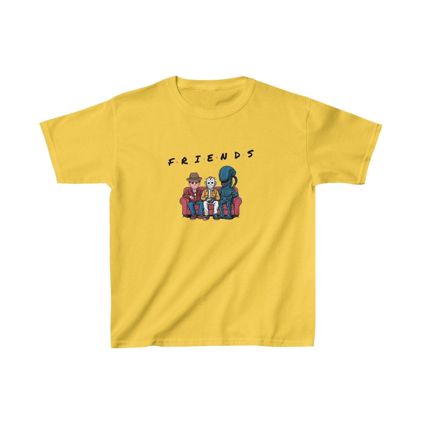 FRIENDS of the horror variety | Kids Heavy Cotton™ Tee