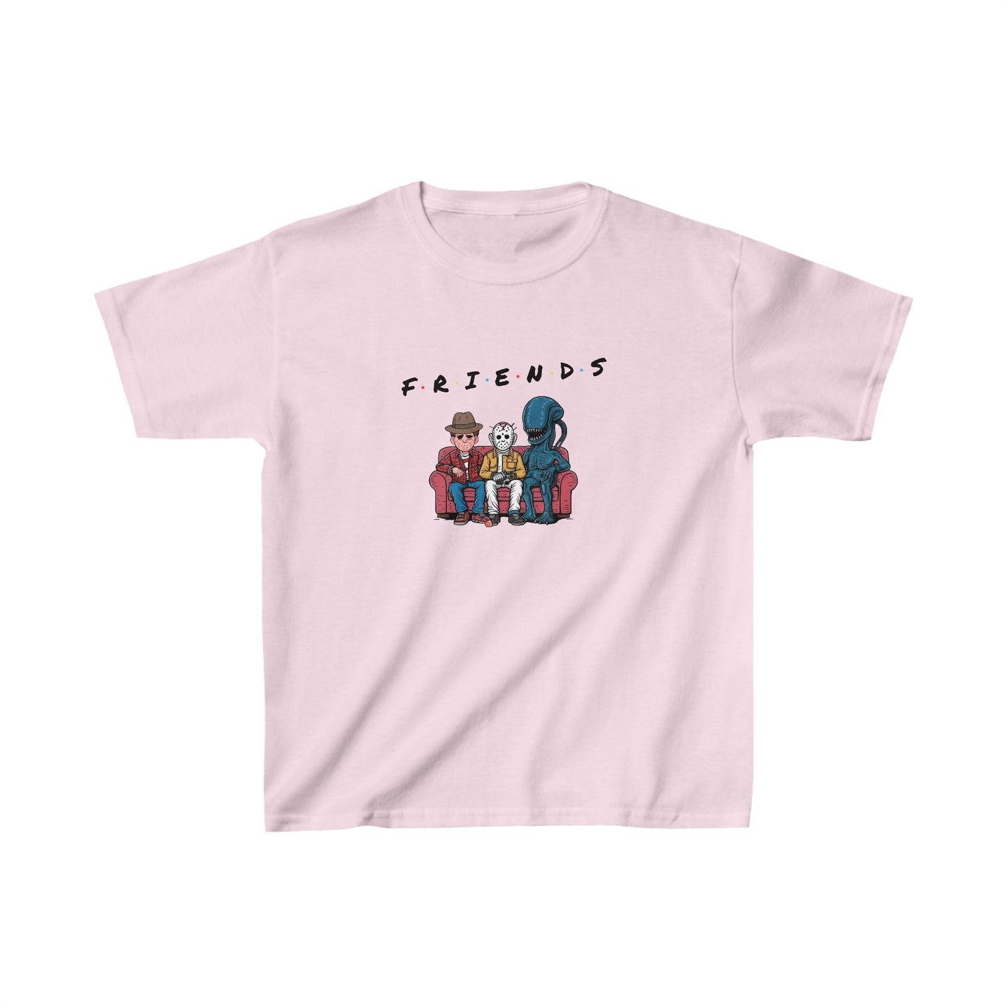 FRIENDS of the horror variety | Kids Heavy Cotton™ Tee