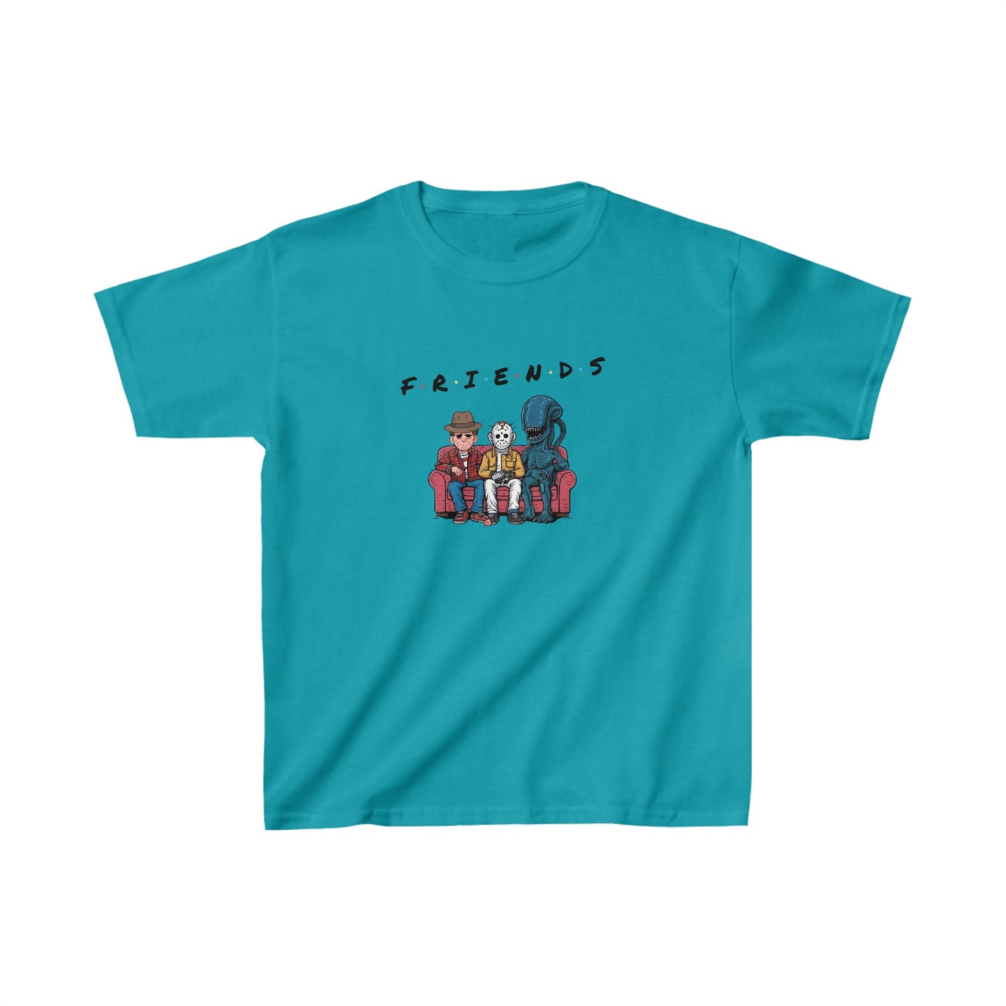 FRIENDS of the horror variety | Kids Heavy Cotton™ Tee