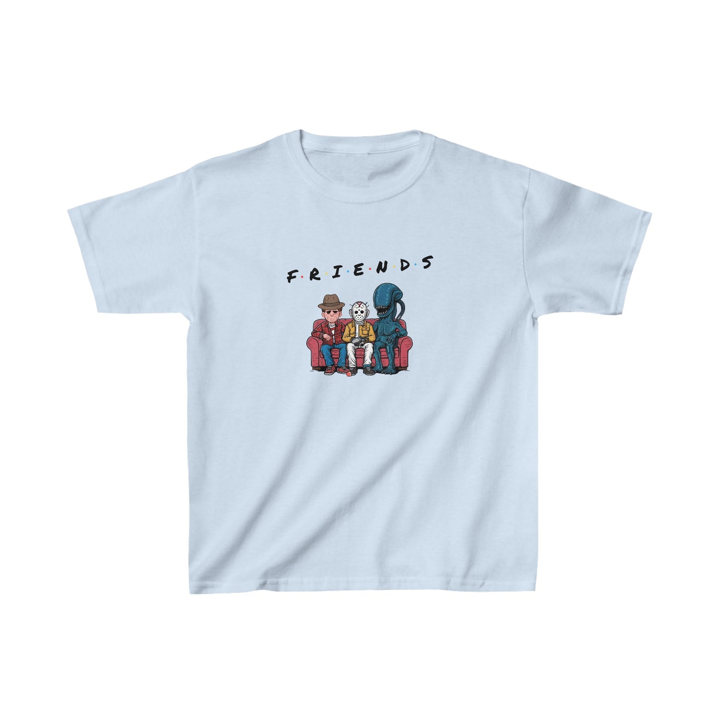 FRIENDS of the horror variety | Kids Heavy Cotton™ Tee