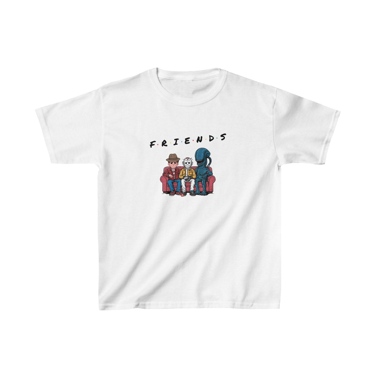 FRIENDS of the horror variety | Kids Heavy Cotton™ Tee