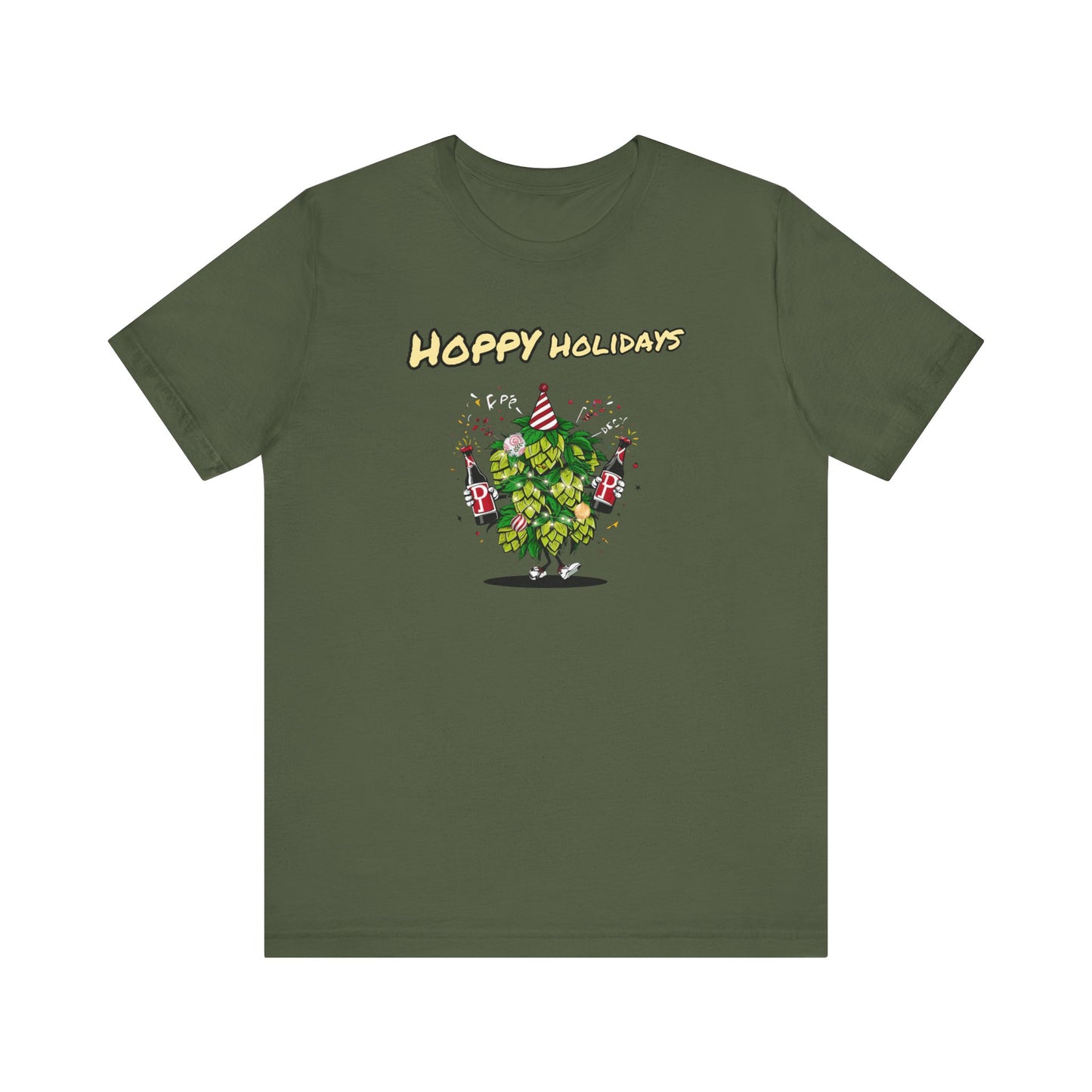 Hoppy Holidays | Unisex Jersey Short Sleeve Tee