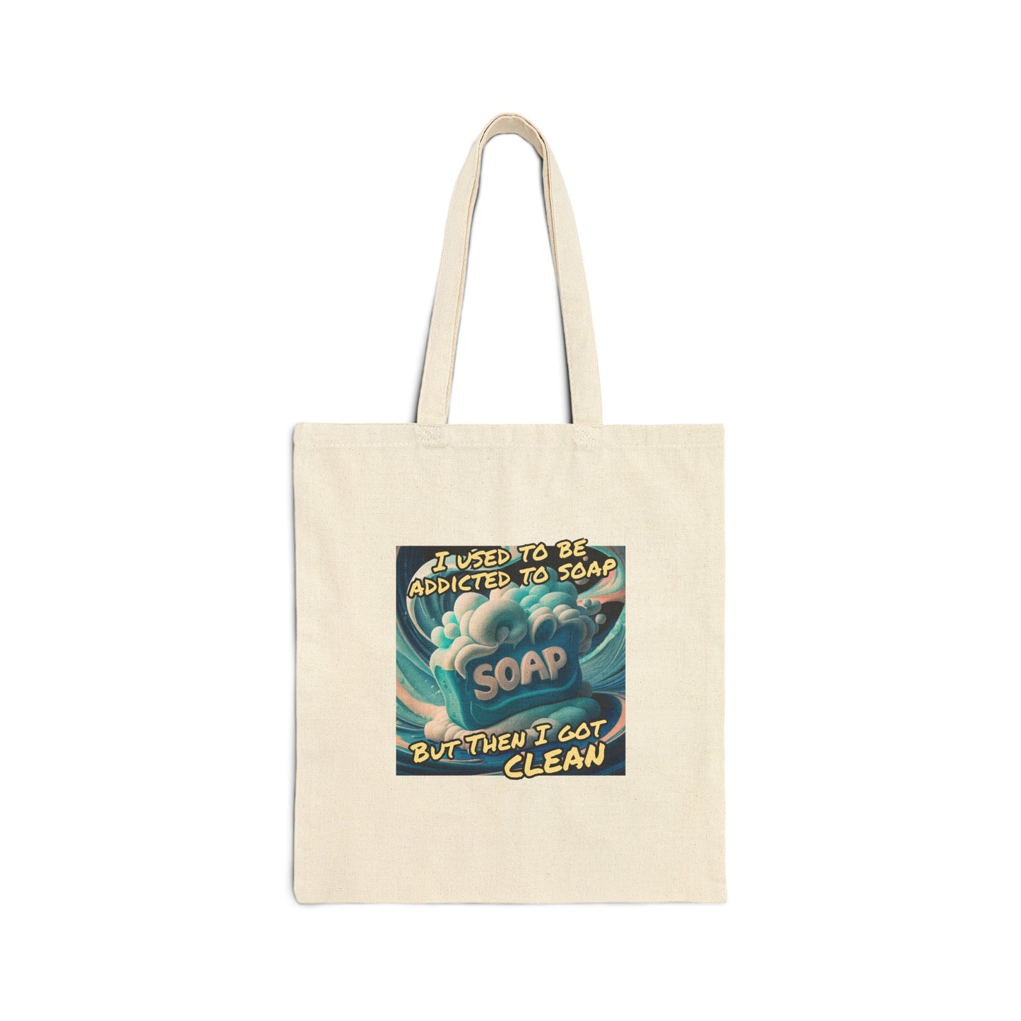 Sudsy SOS: My Soap Addiction Has Gone Too Far | Cotton Canvas Tote Bag