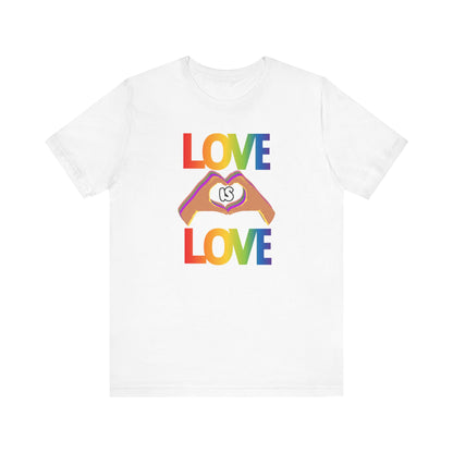 Love is love is love (and it's awesome) | Unisex Jersey Short Sleeve Tee