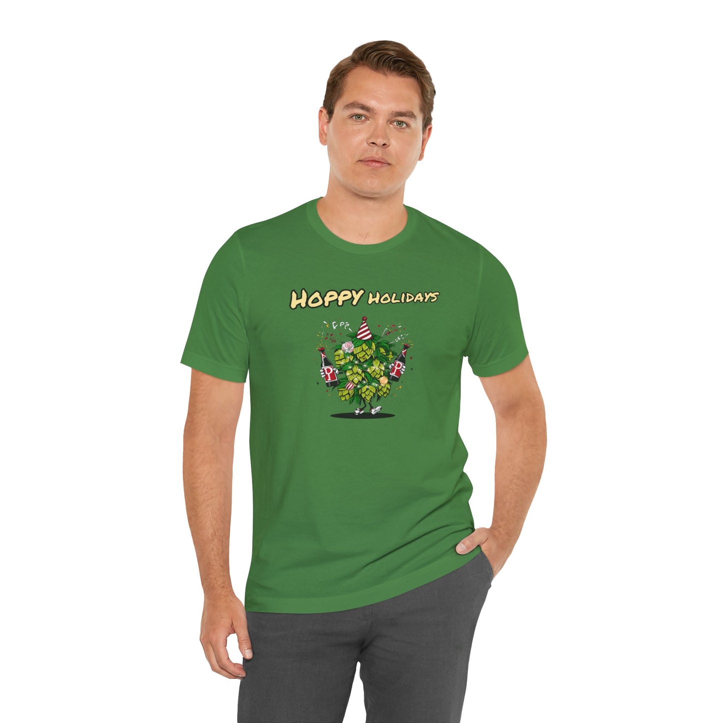 Hoppy Holidays | Unisex Jersey Short Sleeve Tee