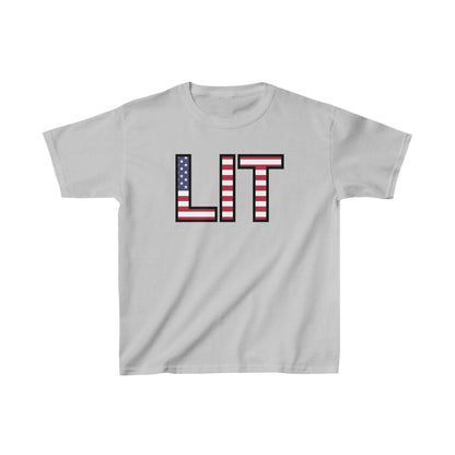 LiberTEE: Land of the Free, Home of the Lit | Unisex Jersey Short Sleeve Tee | Kids Heavy Cotton™ Tee