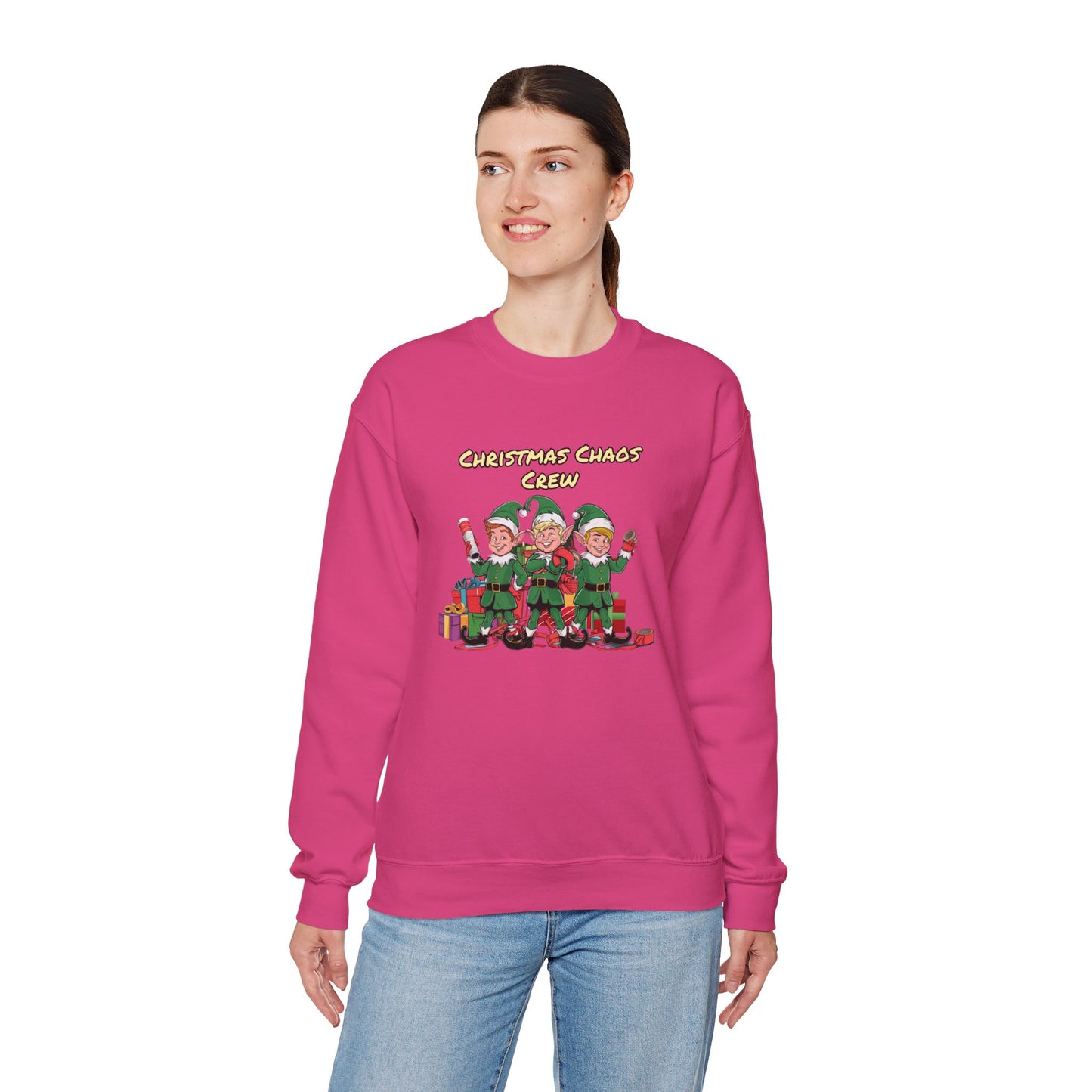 Christmas Chaos Crew | Unisex Heavy Blend™ Crewneck Sweatshirt