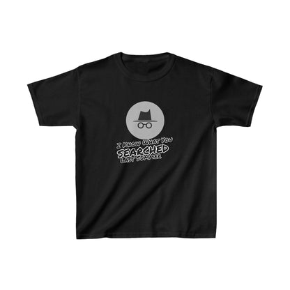 I Know What You Searched Last Summer | Kids Heavy Cotton™ Tee