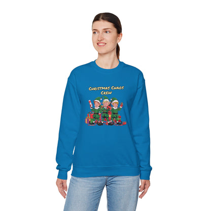 Christmas Chaos Crew | Unisex Heavy Blend™ Crewneck Sweatshirt