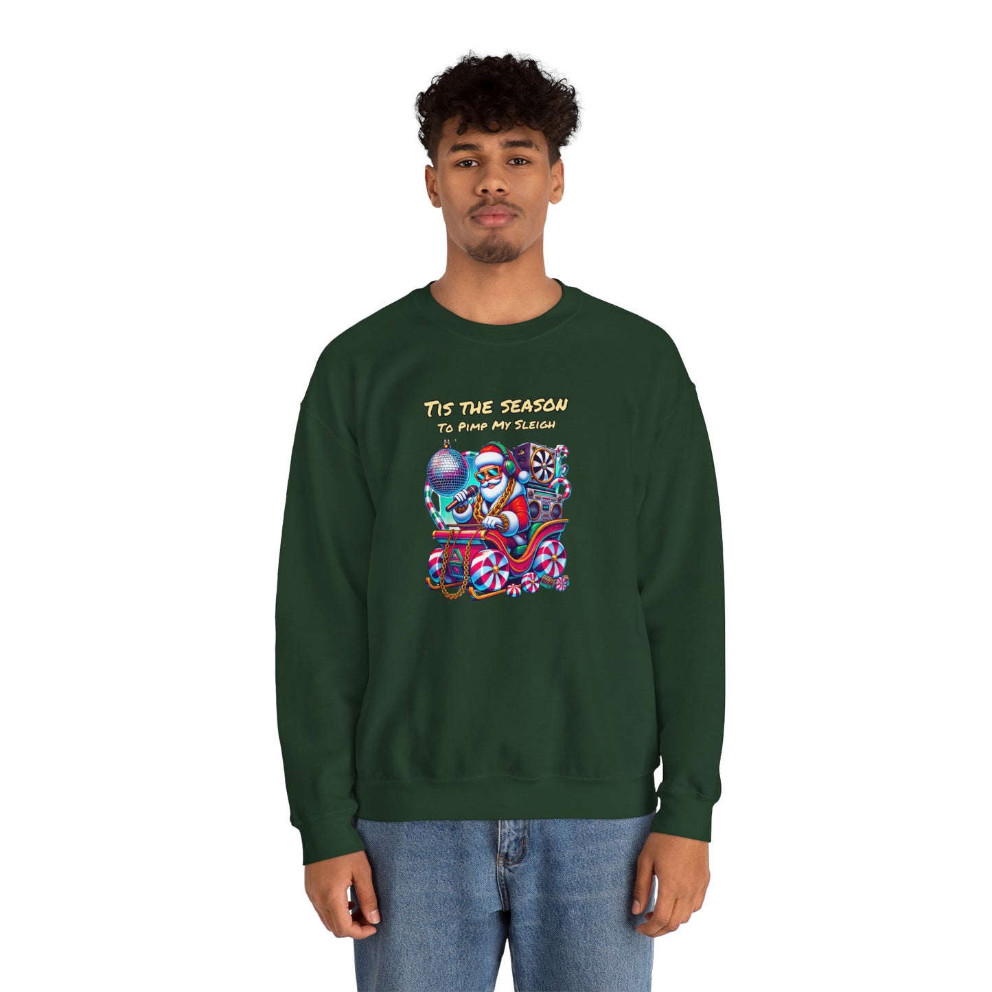 Tis the season to Pimp My Sleigh | Unisex Heavy Blend™ Crewneck Sweatshirt