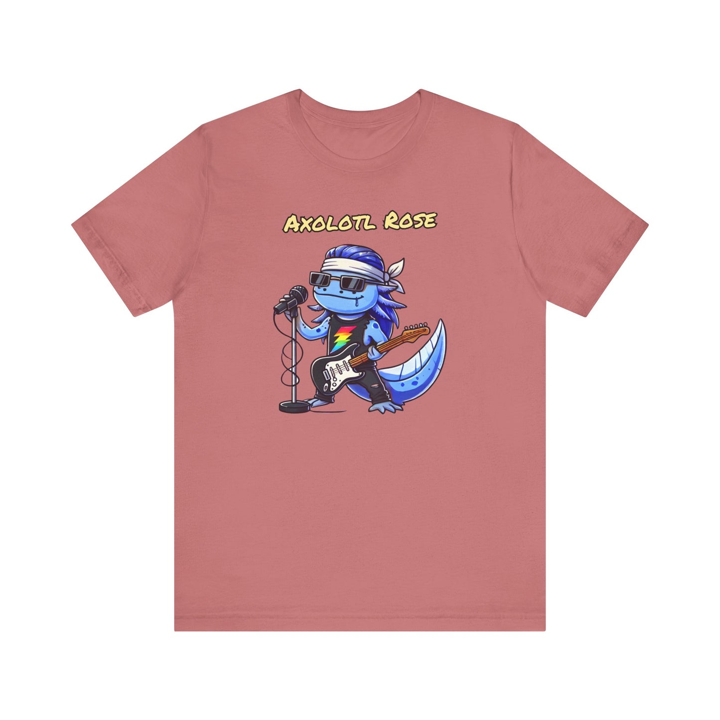 Axolotl Rose - Unisex Jersey Short Sleeve Tee