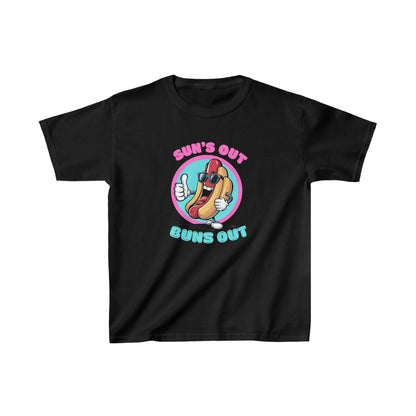 Sun's Out, Buns Out Hot Dog | Kids Heavy Cotton™ Tee