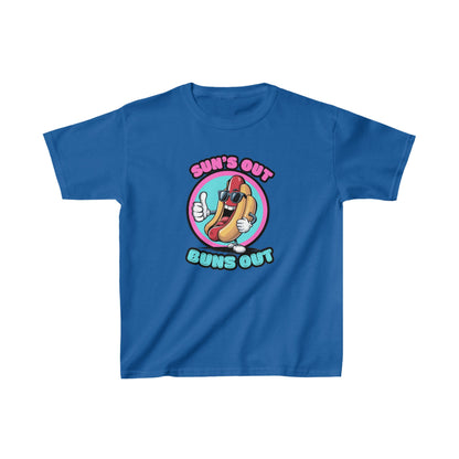 Sun's Out, Buns Out Hot Dog | Kids Heavy Cotton™ Tee