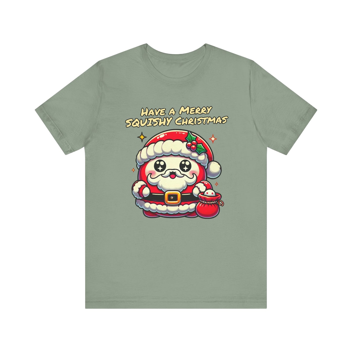 Santa Says Have a Merry Squishy Christmas | Unisex Jersey Short Sleeve Tee