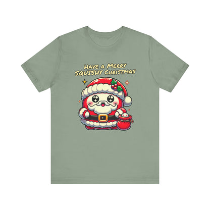 Santa Says Have a Merry Squishy Christmas | Unisex Jersey Short Sleeve Tee