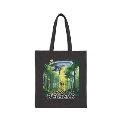 Don't Beam Me Up, Scotty! I Want to Live on This Weird, Wonderful Planet | Cotton Canvas Tote Bag