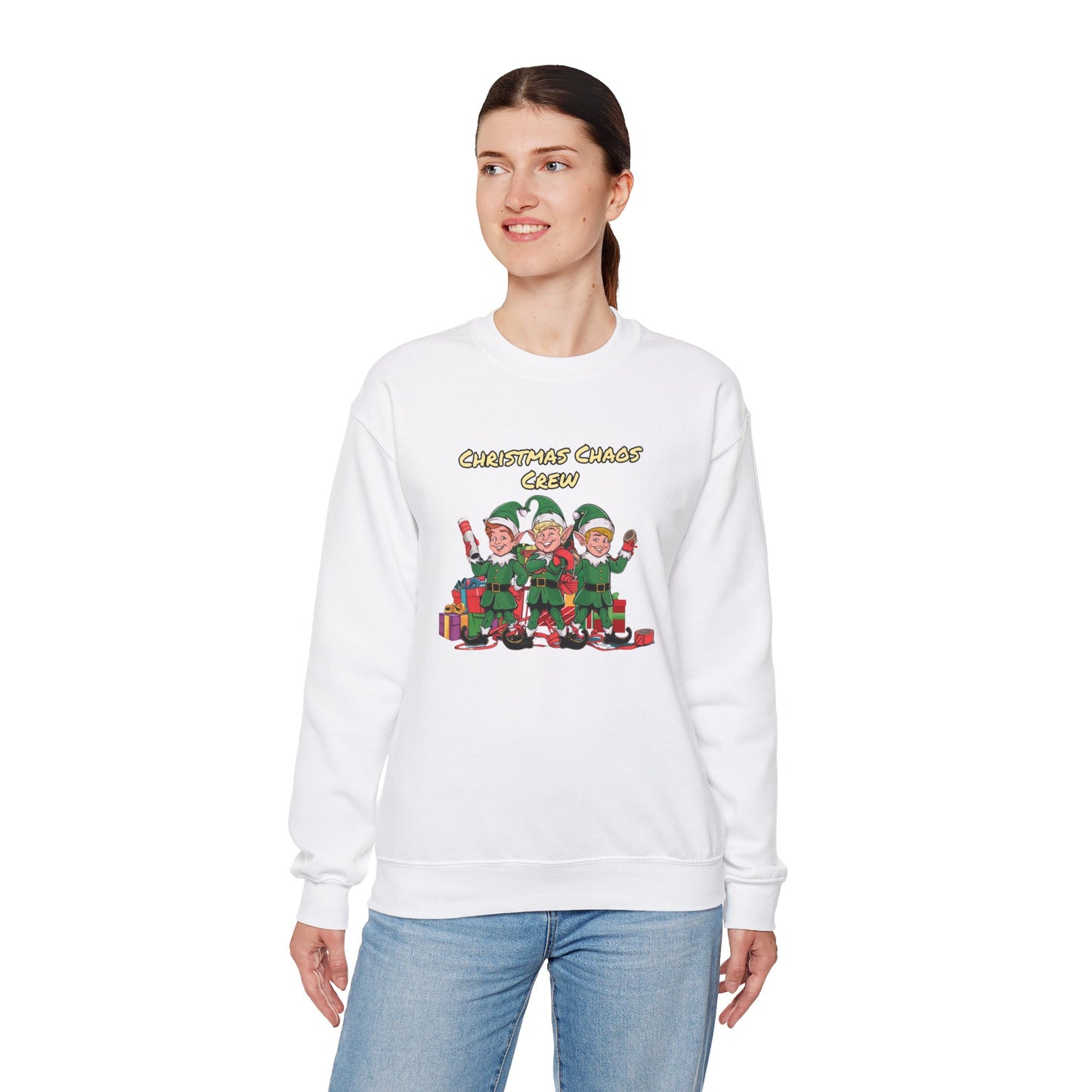 Christmas Chaos Crew | Unisex Heavy Blend™ Crewneck Sweatshirt