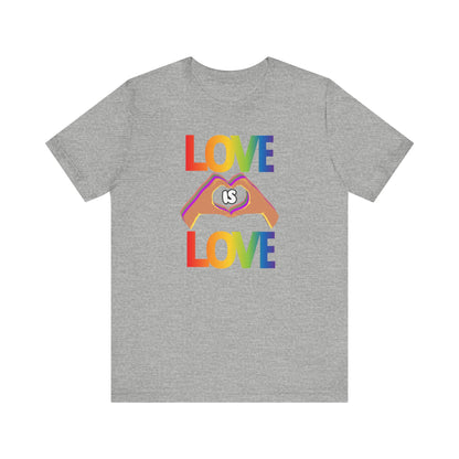 Love is love is love (and it's awesome) | Unisex Jersey Short Sleeve Tee