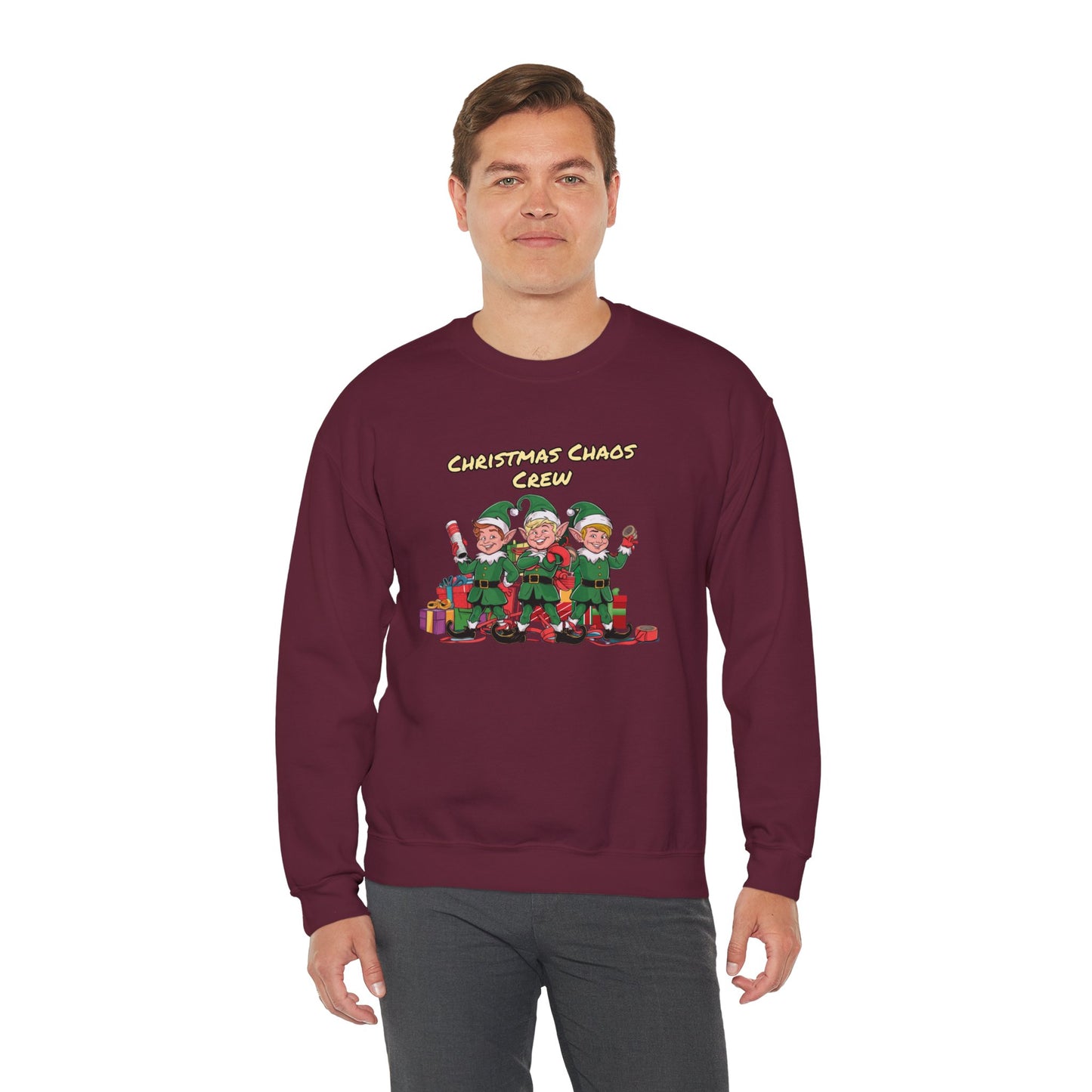 Christmas Chaos Crew | Unisex Heavy Blend™ Crewneck Sweatshirt