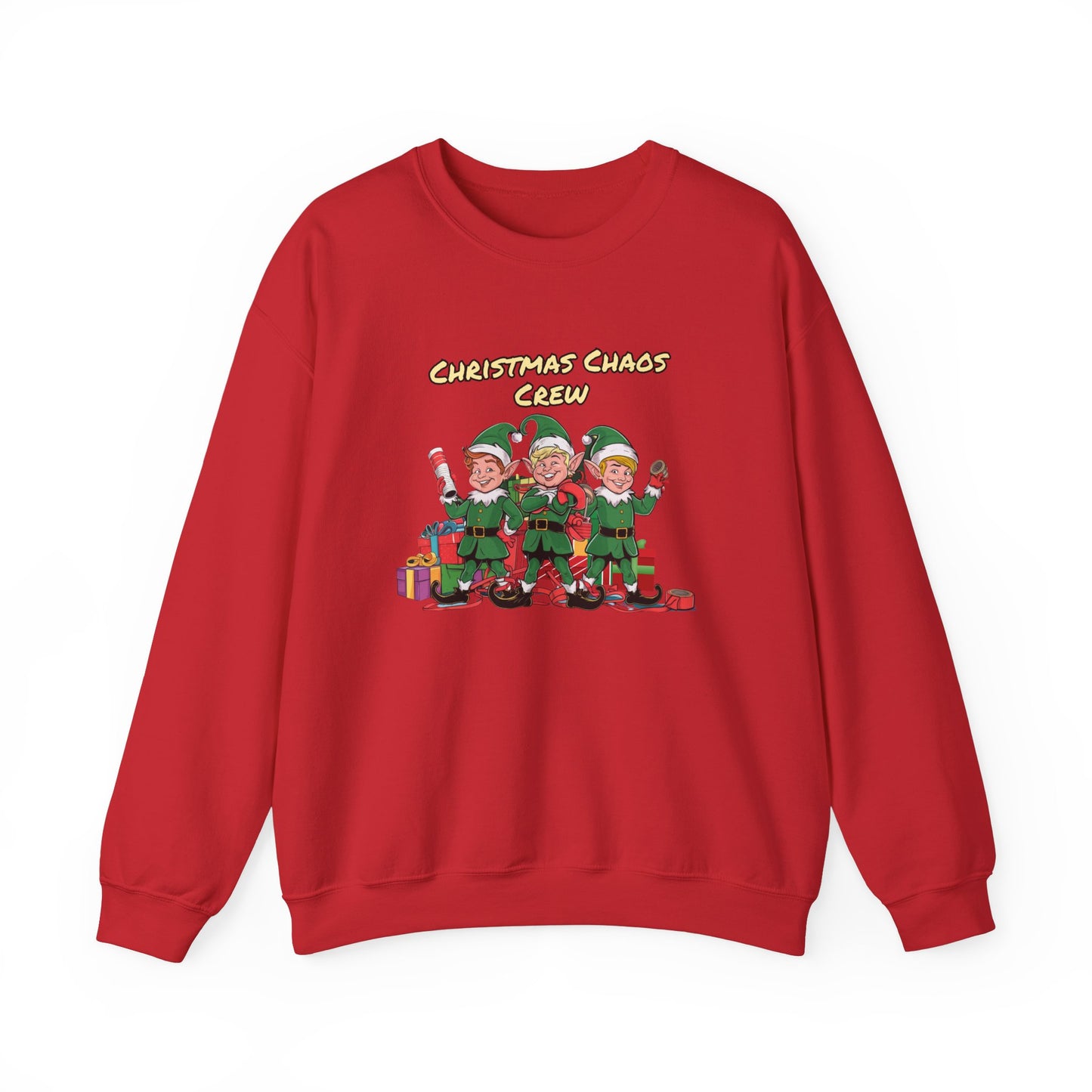 Christmas Chaos Crew | Unisex Heavy Blend™ Crewneck Sweatshirt