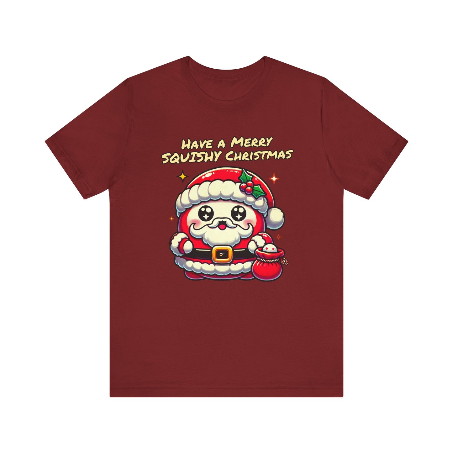 Santa Says Have a Merry Squishy Christmas | Unisex Jersey Short Sleeve Tee