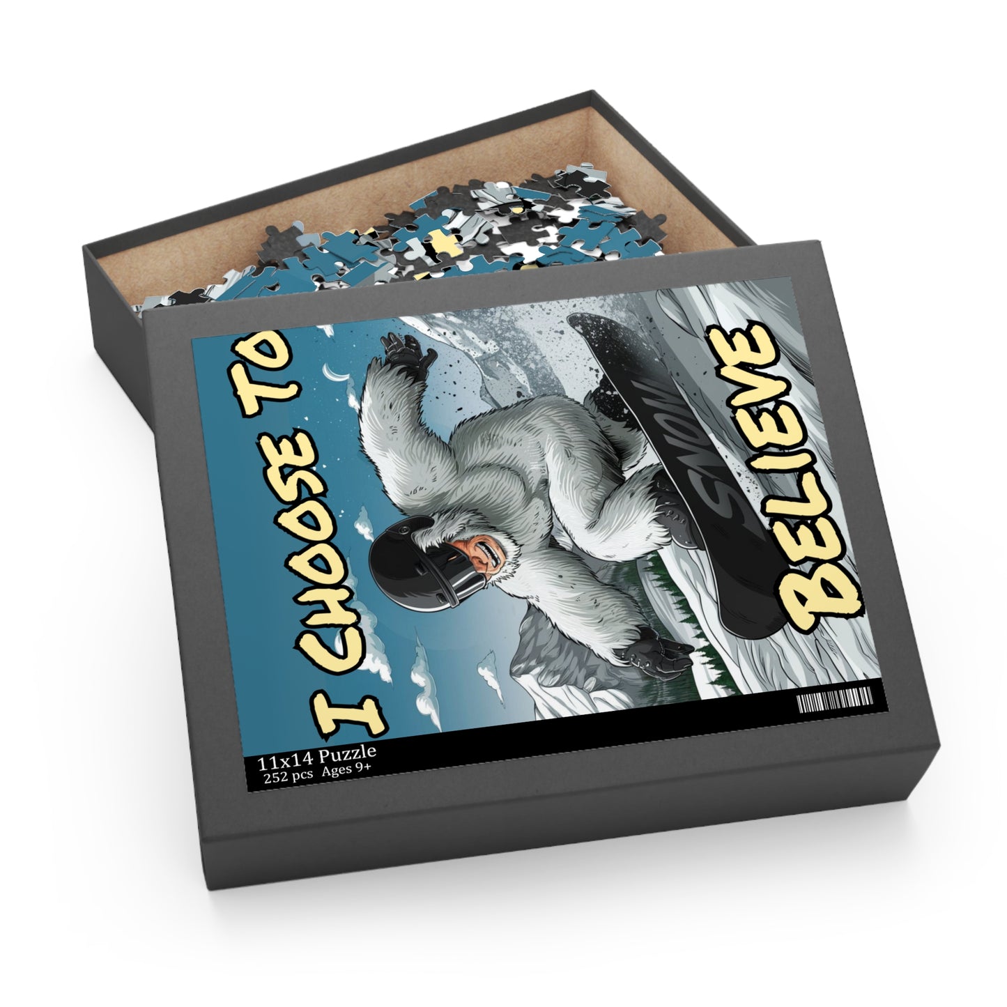 Abominable Snowboarder: Embrace Your Inner Yeti | Puzzle (252-Piece)