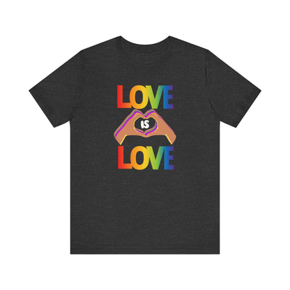 Love is love is love (and it's awesome) | Unisex Jersey Short Sleeve Tee