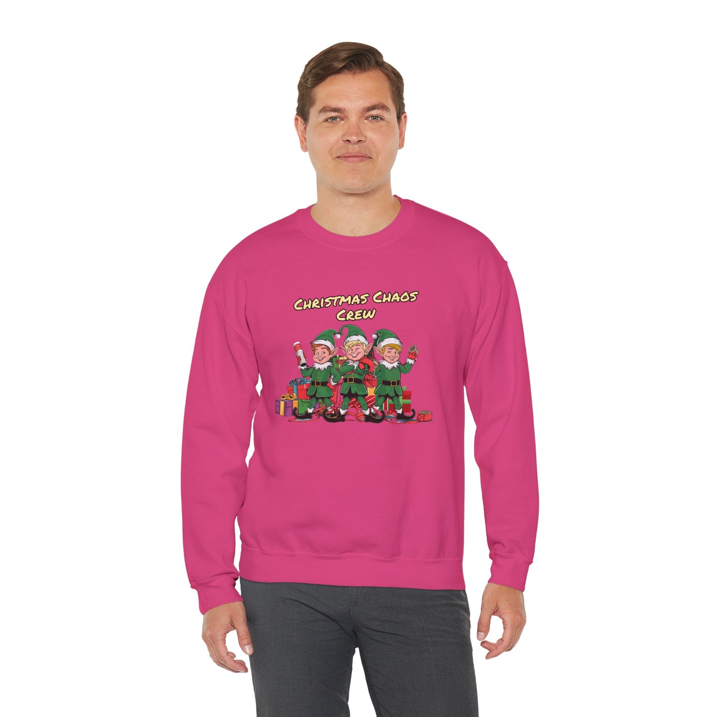 Christmas Chaos Crew | Unisex Heavy Blend™ Crewneck Sweatshirt