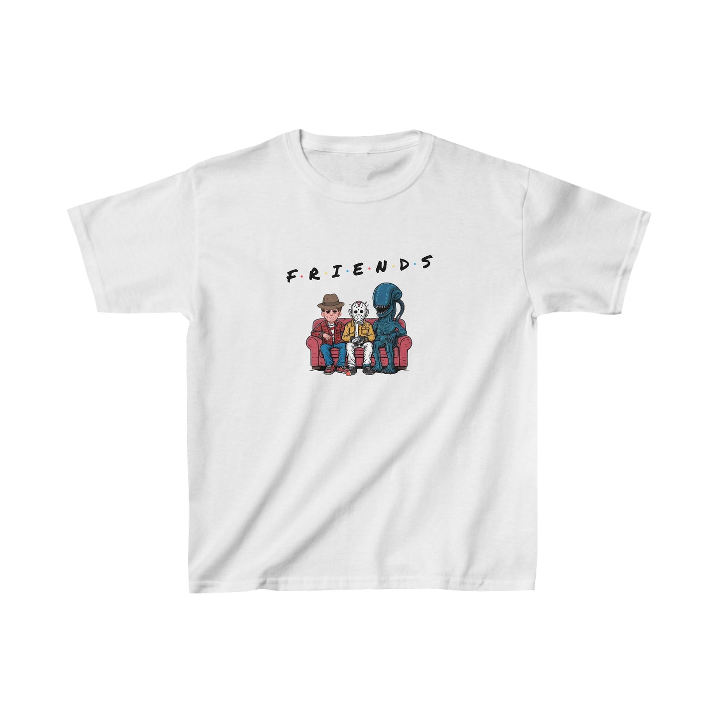 FRIENDS of the horror variety | Kids Heavy Cotton™ Tee