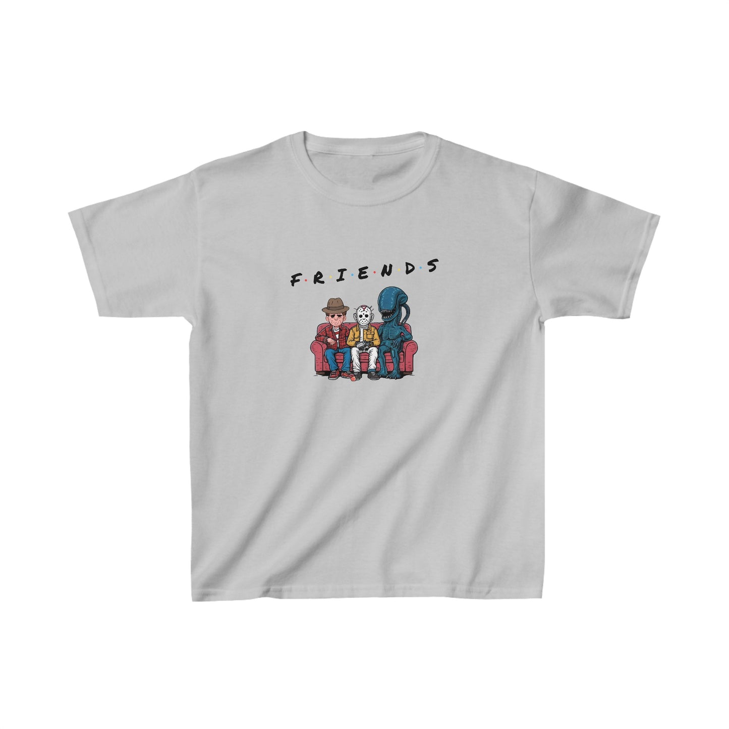 FRIENDS of the horror variety | Kids Heavy Cotton™ Tee