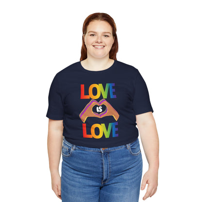 Love is love is love (and it's awesome) | Unisex Jersey Short Sleeve Tee