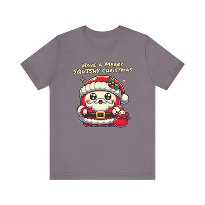 Santa Says Have a Merry Squishy Christmas | Unisex Jersey Short Sleeve Tee