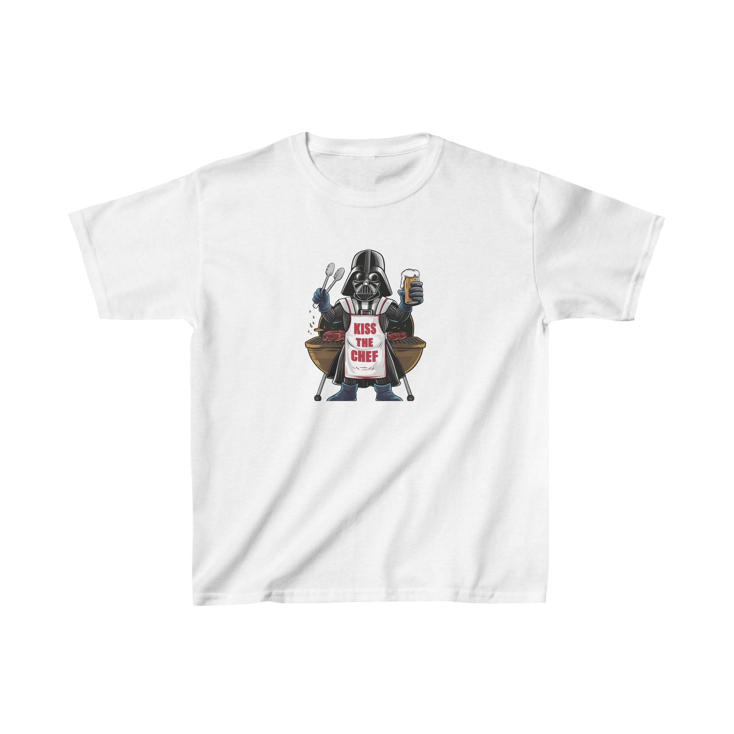 Galactic Grill Master - Kiss the Chef | Kids Heavy Cotton™ Tee