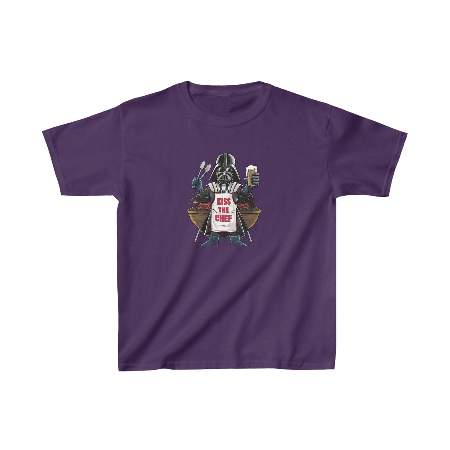 Galactic Grill Master - Kiss the Chef | Kids Heavy Cotton™ Tee