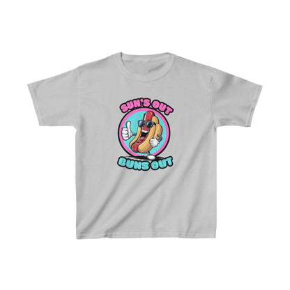 Sun's Out, Buns Out Hot Dog | Kids Heavy Cotton™ Tee