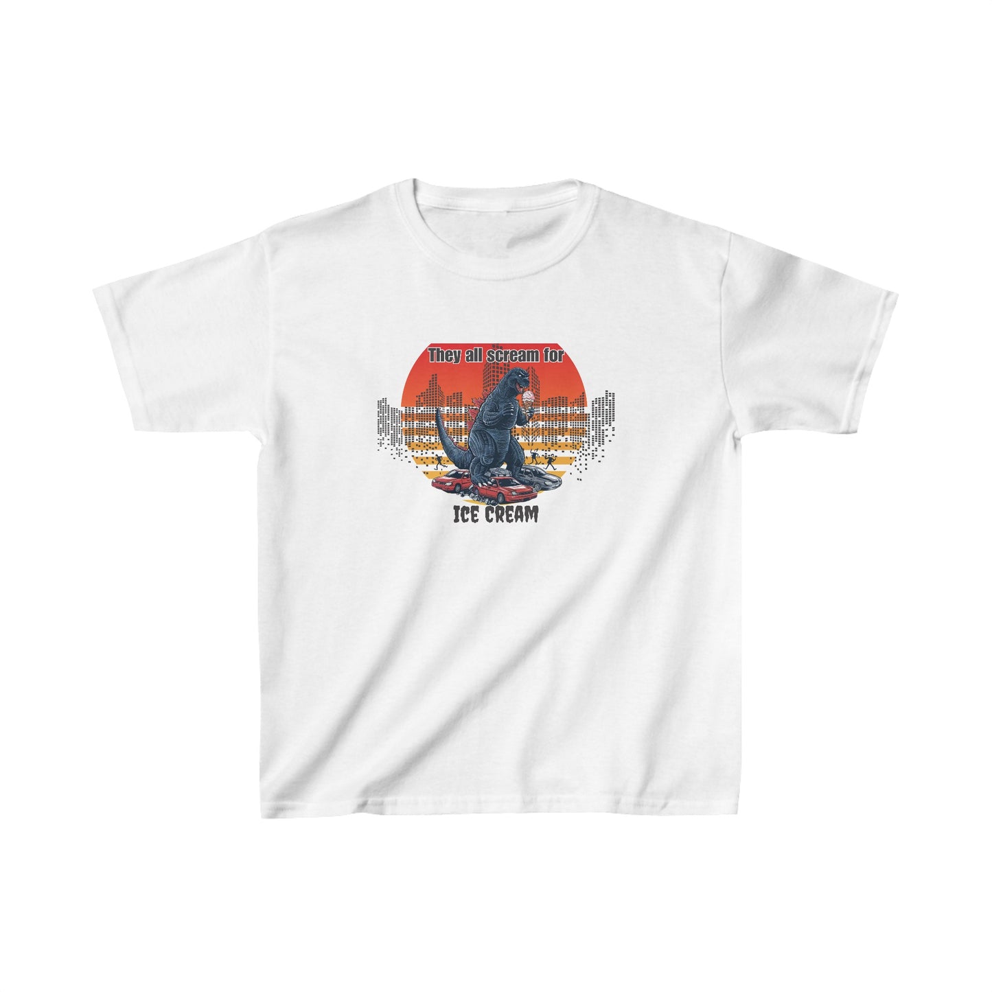 They all scream for Ice Cream! | Kids Heavy Cotton™ Tee