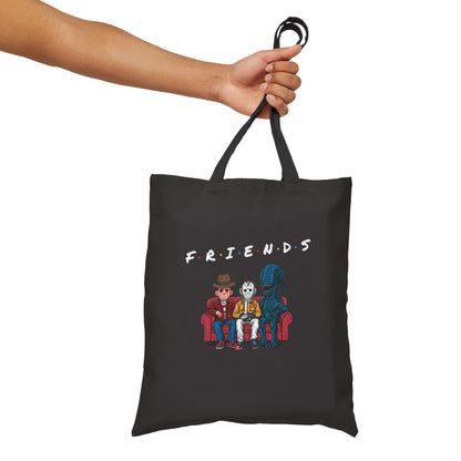 FRIENDS of the horror variety | Cotton Canvas Tote Bag