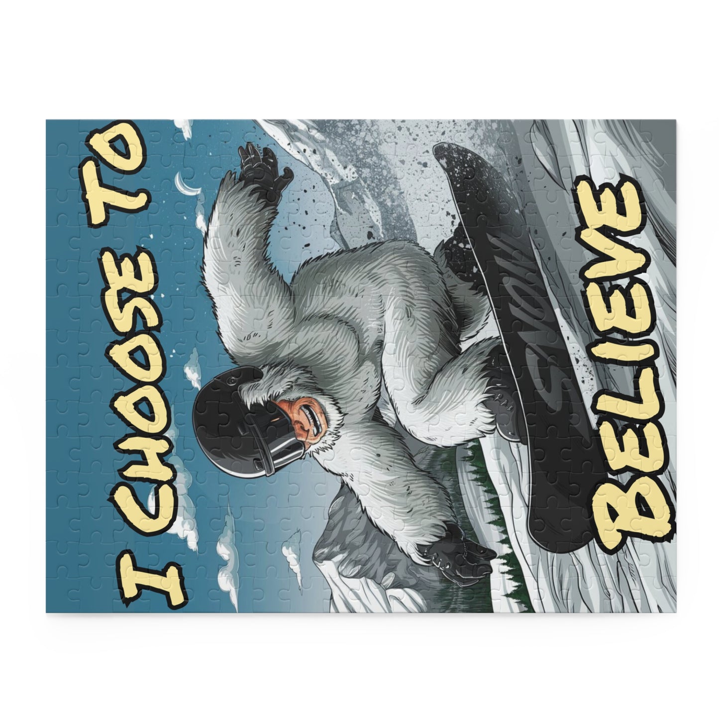 Abominable Snowboarder: Embrace Your Inner Yeti | Puzzle (252-Piece)