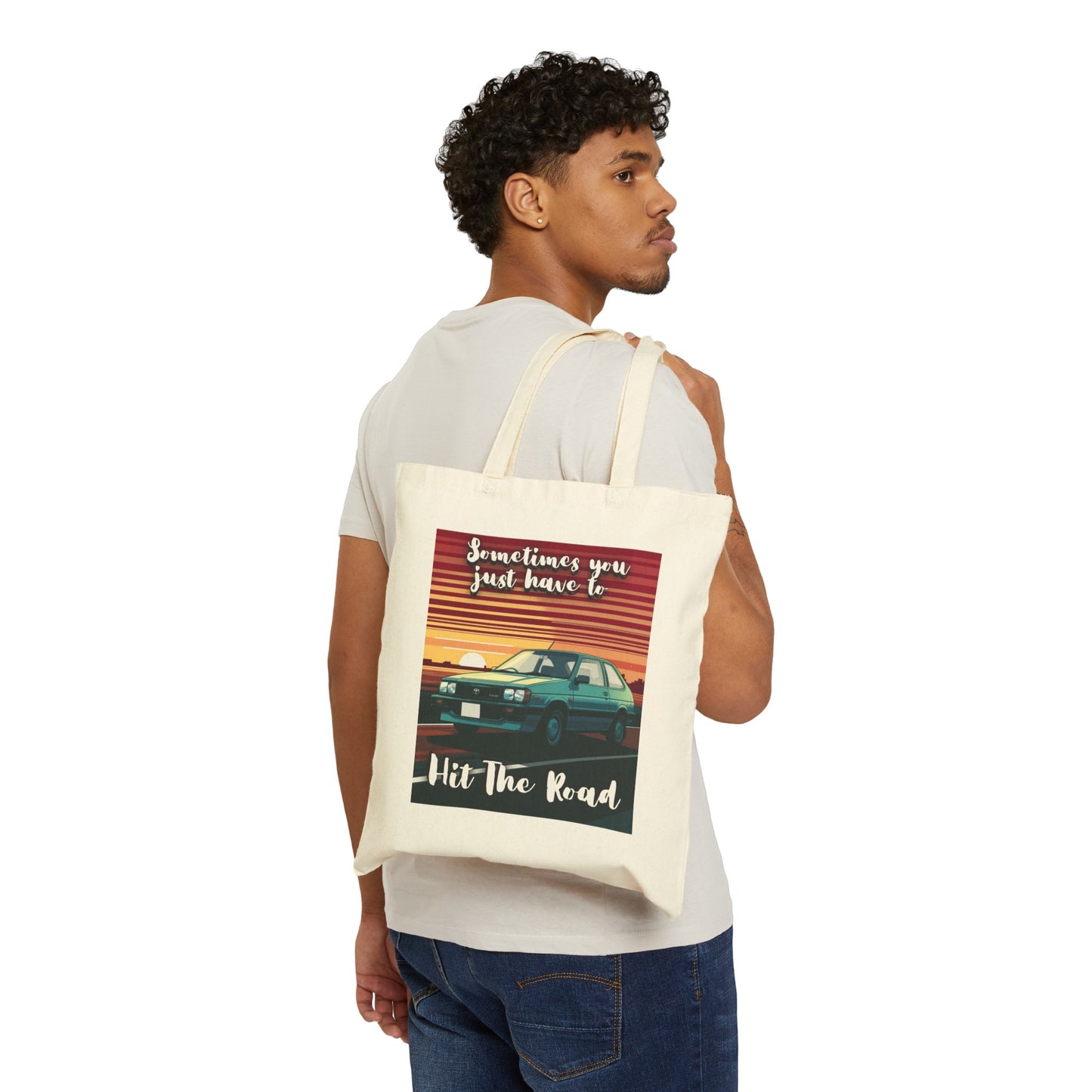 Because Your Rent Can Wait, But Your Wanderlust Can’t | Cotton Canvas Tote Bag