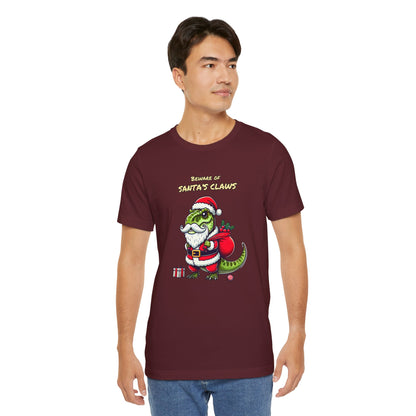 Beware of Santas Claws | Unisex Jersey Short Sleeve Tee