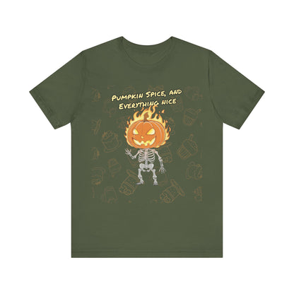 Pumpkin Spice and Everything Nice | Unisex Jersey Short Sleeve Tee