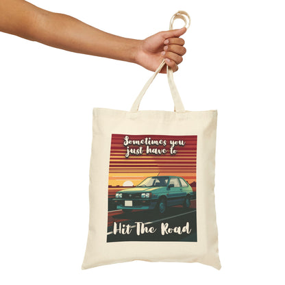 Because Your Rent Can Wait, But Your Wanderlust Can’t | Cotton Canvas Tote Bag